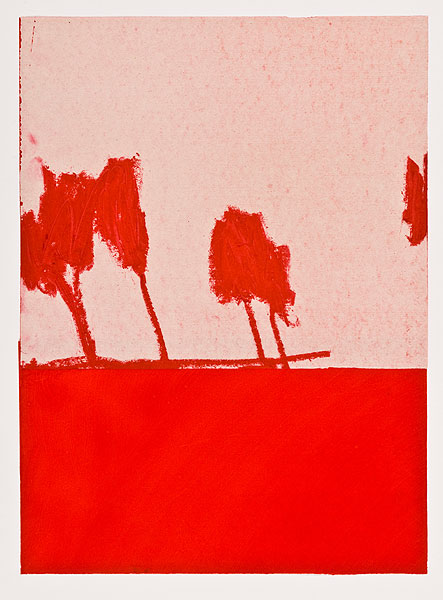 rote Bäume