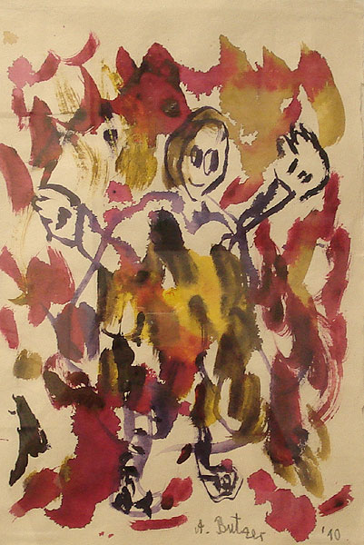 farbiges Kunstwerk