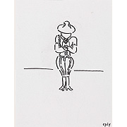 kostümierter Mann