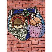 Blick durch eine Mauer