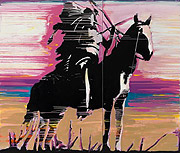 Indianer auf Pferd