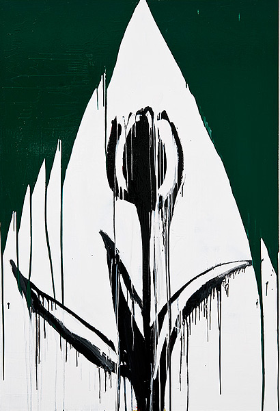 Blume verfremdet