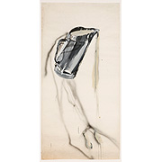 Arm mit Krug